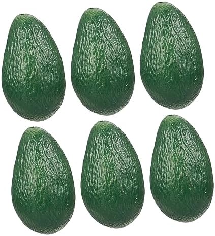 Realistic Avocado Simulation Artificial Fruits for Store Display