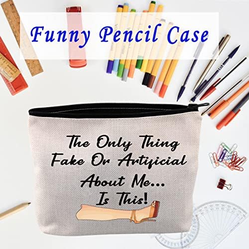 LEVLO Funny Housewives Makeup Bag with Words