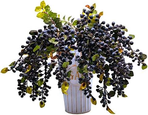 M2cbridge 2 Pcs Artificial Blueberry Christmas Picks