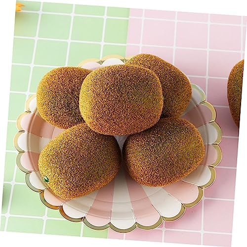 Amosfun 4pcs Lifelike Artificial Kiwifruit Decor Models
