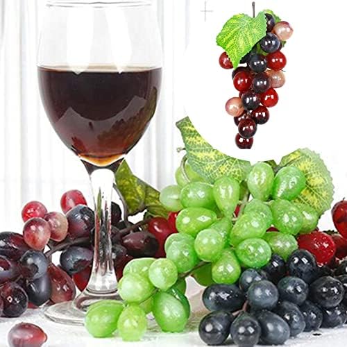 4 Bunches Artificial Grapes for Decoration