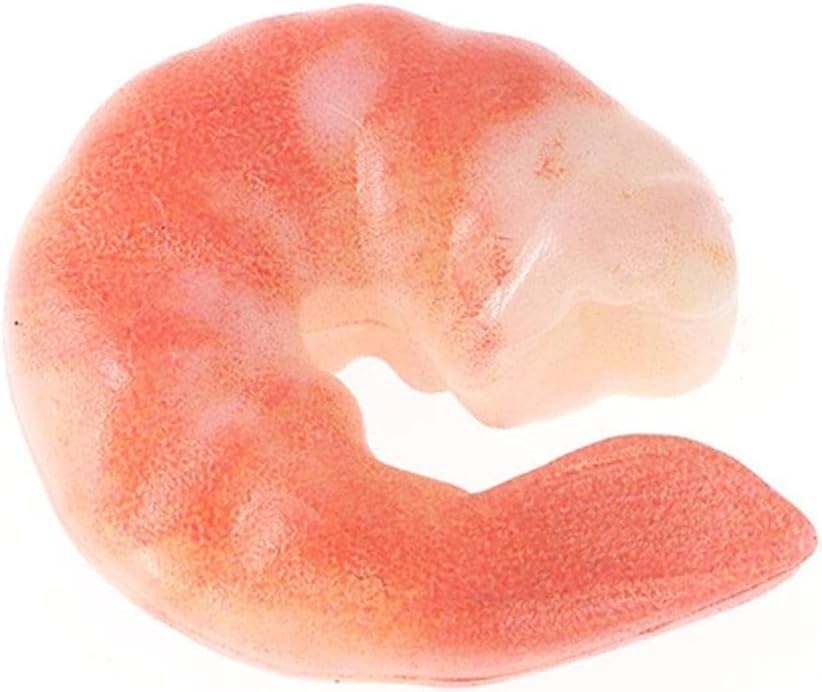 15 Pcs Artificial Shrimp Figures Lifelike Kitchen Decor