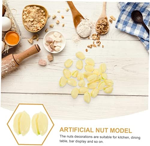 30PCS Realistic Artificial Pistachio Nuts Home Decor