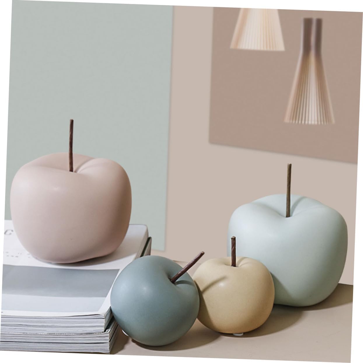 Ceramic Fruit Figurine for Home Desktop Decor
