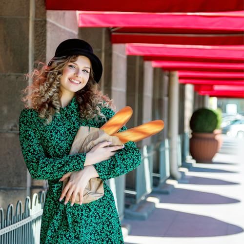 Realistic Artificial French Long Bread 2 Pcs