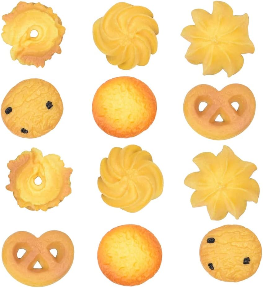 Aliotech 12PCS Artificial Biscuits for Home Decor