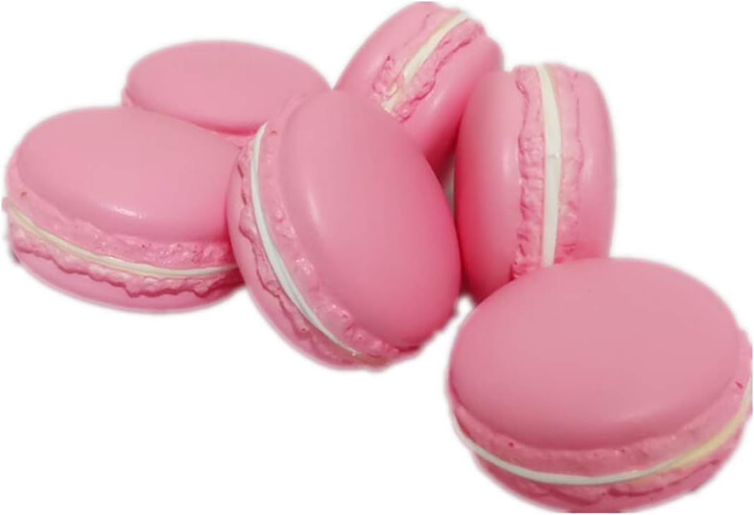 Veronica Pink Artificial Macaron Decorations