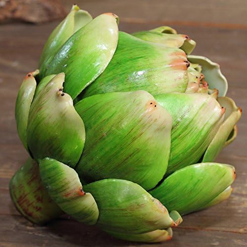 Artificial Artichoke Vegetables Decor Set of 6 Green Large