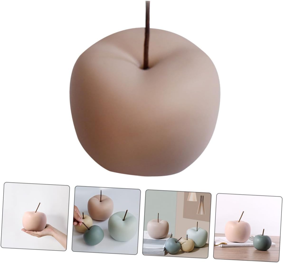 Ceramic Fruit Figurine for Home Desktop Decor
