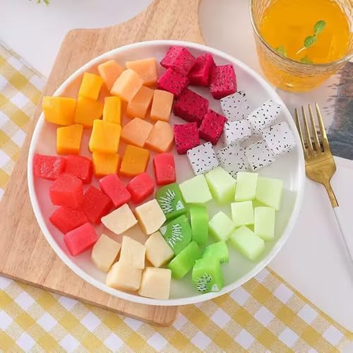 20 Pcs Realistic Artificial Watermelon Slices Decor Prop