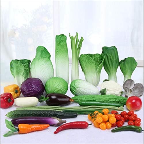 Zzooi Artificial Cauliflower and Broccoli Display Props