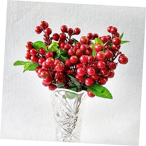 Realistic Artificial Berries for Christmas Decor