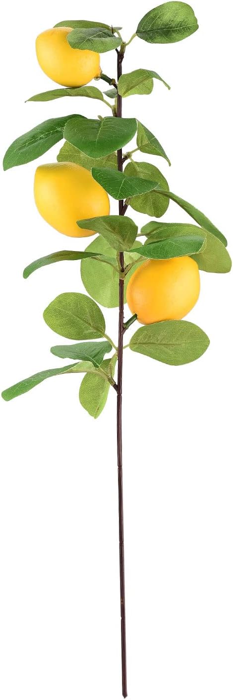 Artificial Lemon Branches for Kitchen Decor and Party Themes
