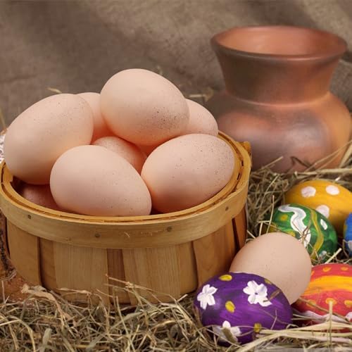 Lorigun 10pcs Artificial Egg Fake Food Decor Theater Prop