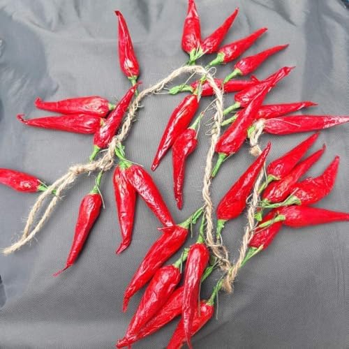 5 Pack Artificial Hot Chili Peppers for Home Decor