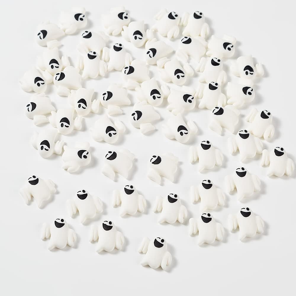 50 Piece Mini Halloween Ghost Decoration Set