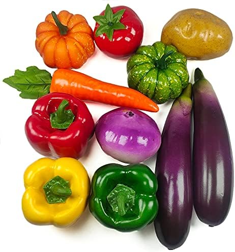 Laiiqi 11 Pcs Artificial Vegetables Set