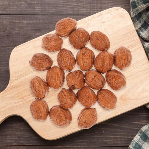 Artibetter 60 Pcs Artificial Walnut Decor Set