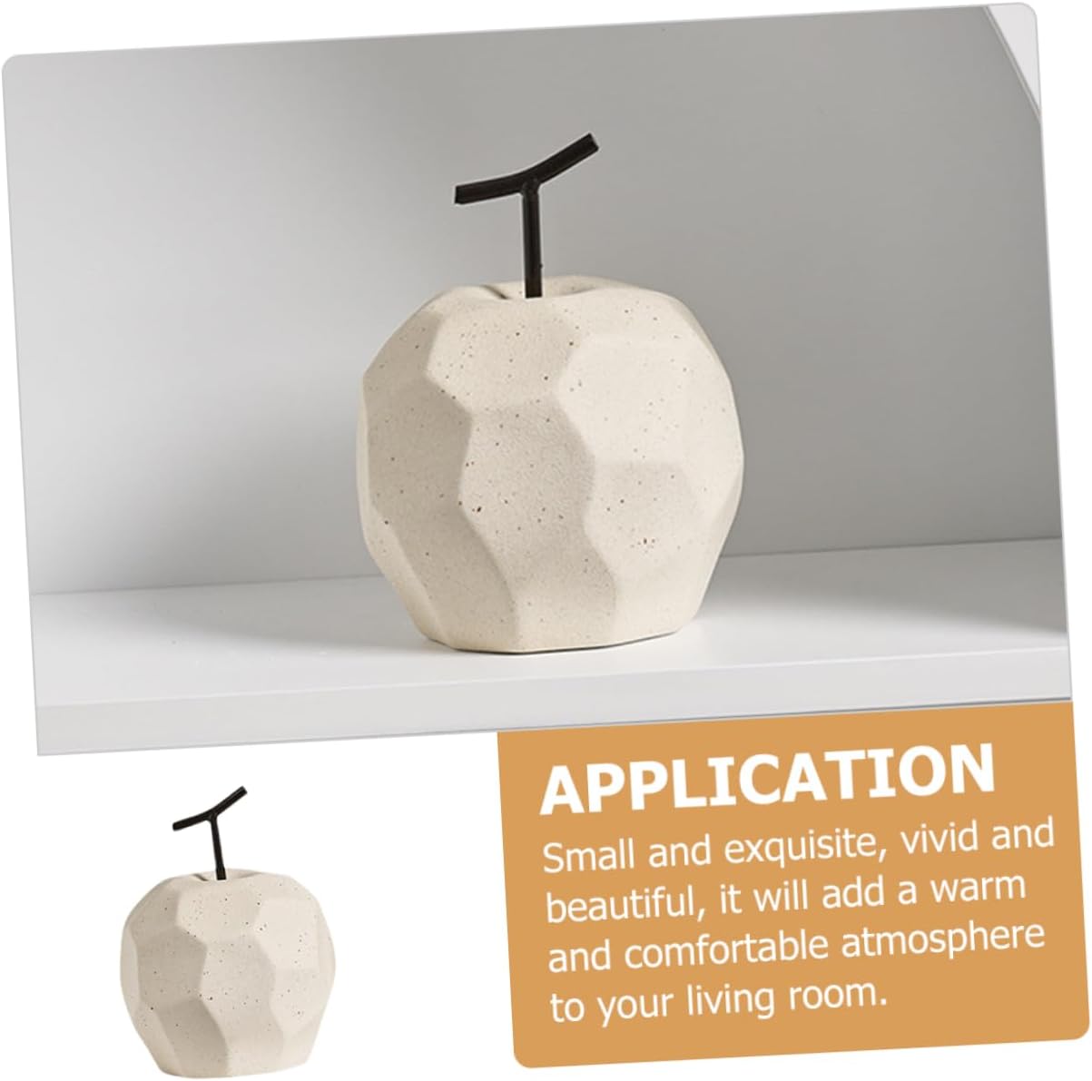 Homoyoyo Ceramic Apple Decor Home Ornament