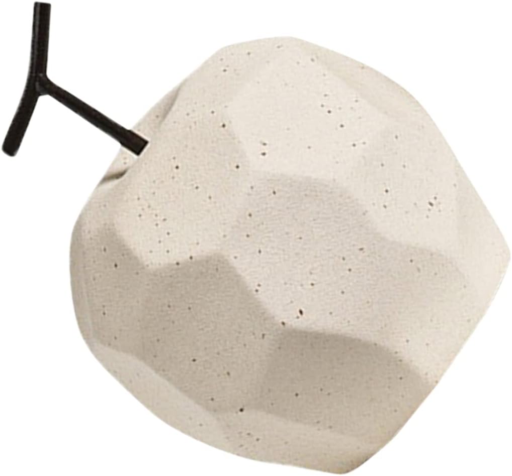 Geometric Apple Ceramic Desktop Decoration