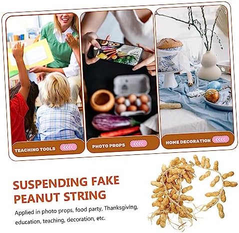 GLEAVI 5 Pack Artificial Peanut String Decorations