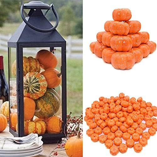 30pcs Mini Artificial Halloween Pumpkins Foam Decorations