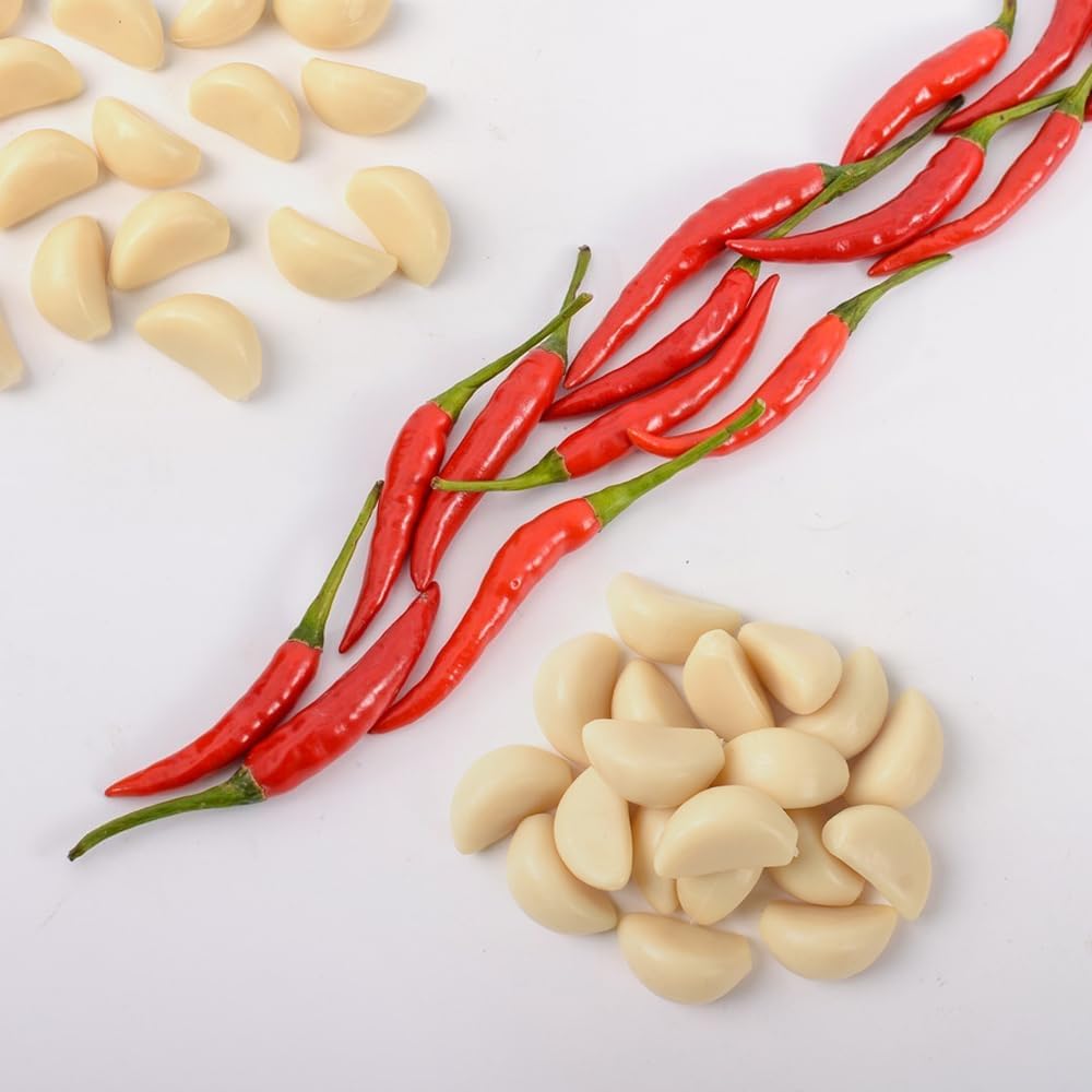 HUIANER Artificial Garlic Clove 20PCS for Home Kitchen Decor