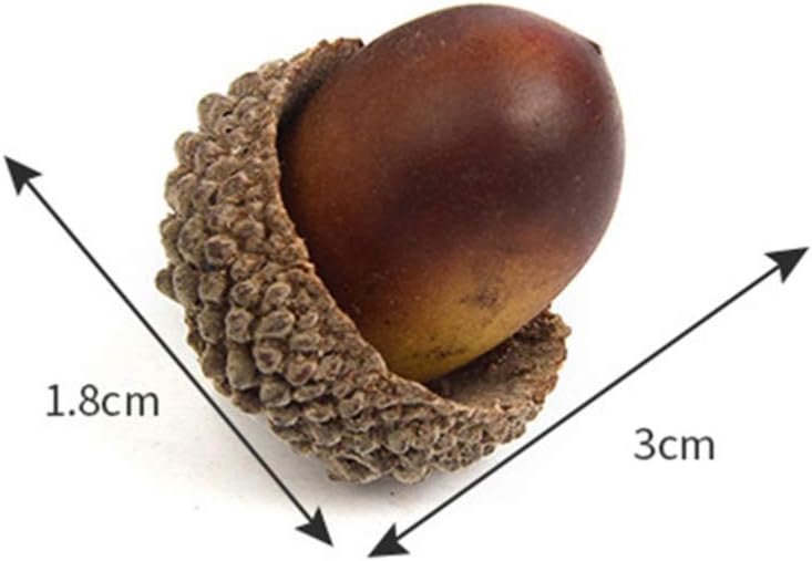Veemoon 60pcs Artificial Acorn Fall Decor