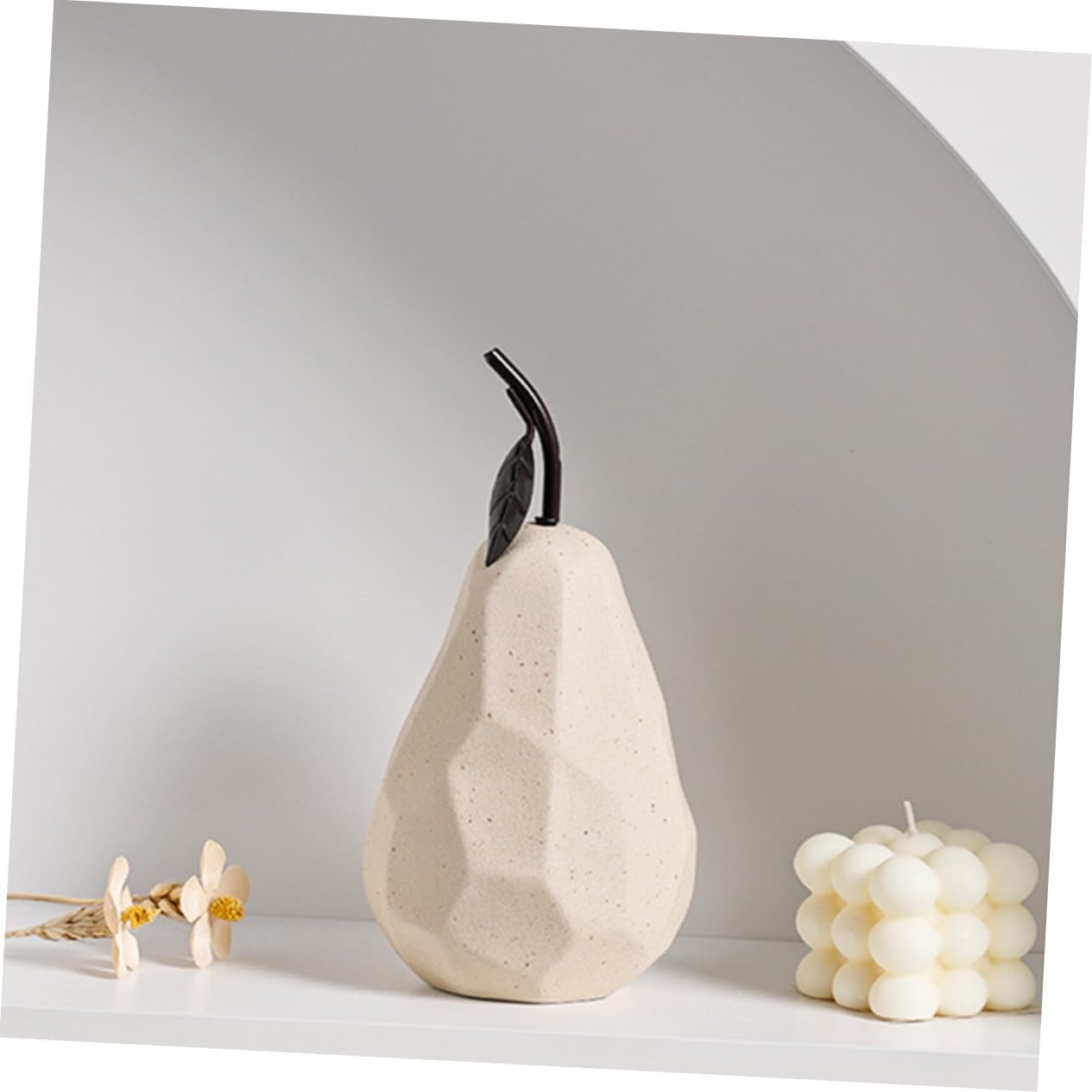 PRETYZOOM Ceramic Fruit Art Decor Sculpture Ornament