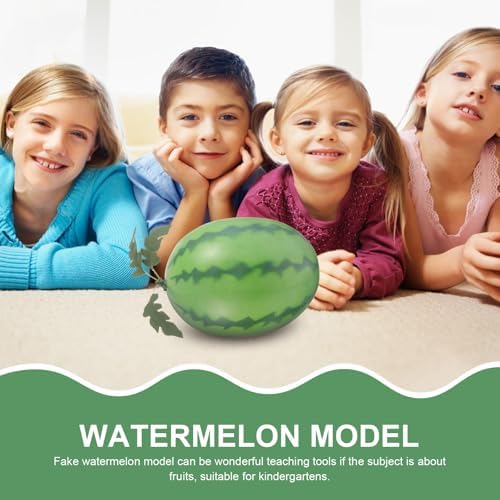 VOSAREA Realistic Artificial Watermelon Statue