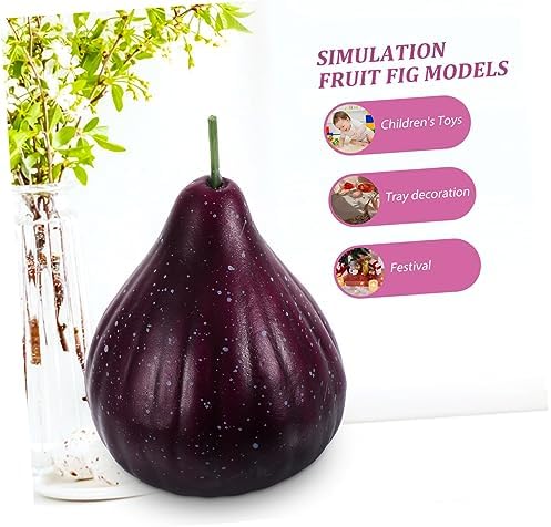 Zerodeko 9pcs Realistic Artificial Fig Ornaments