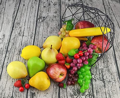JEDFORE Artificial Yellow Bananas 12pc Lifelike Decoration
