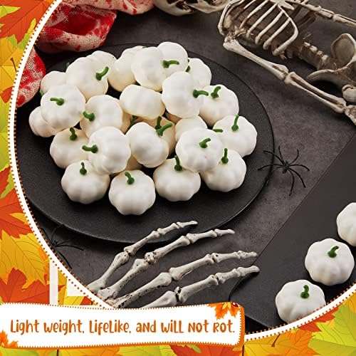 WILLBOND Artificial Mini Pumpkins 50 Piece Fall Decor