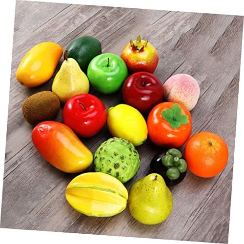 VICASKY 4Pcs Plastic Artificial Kiwi Fruit Decor