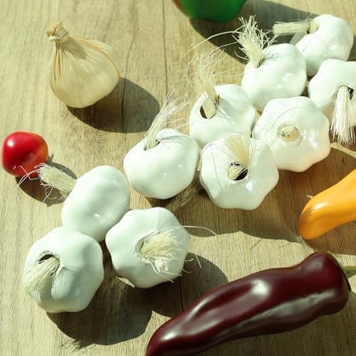 Gresorth Artificial White Garlic String Hanging Decoration