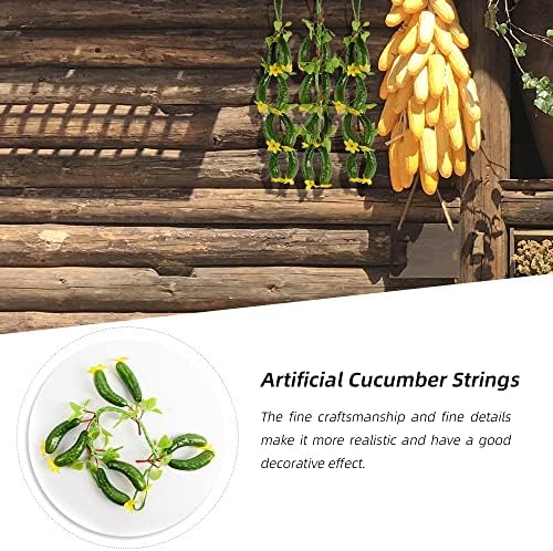Fake Cucumber String Art for Home Kitchen Decor