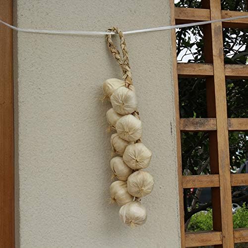 Realistic Artificial Garlic Skewers Decor Set