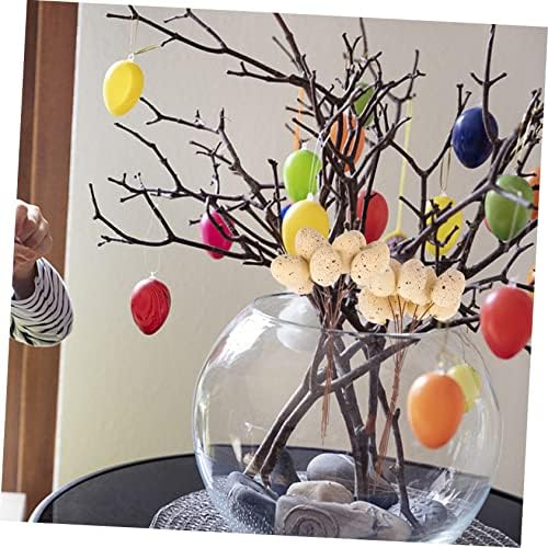 DECHOUS 6pcs Easter Egg Stems Decor Artificial Fruit Branches