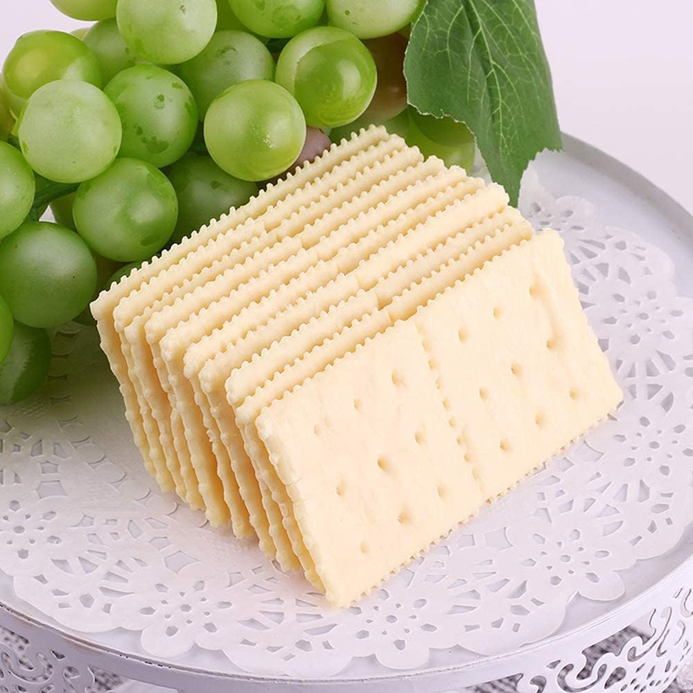 10Pcs Artificial Soda Crackers for Decoration and Photography