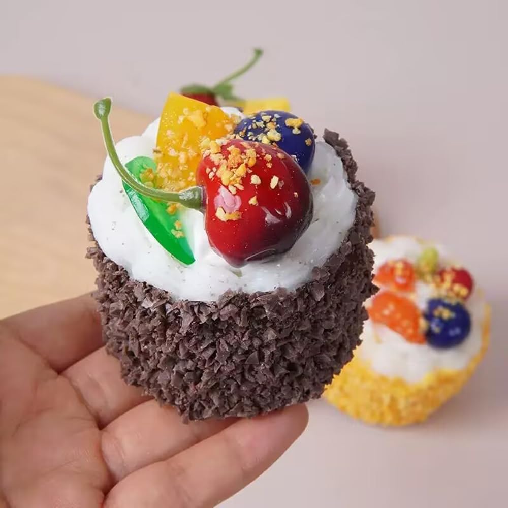 6PCS Artificial Cakes for Decor and Photography