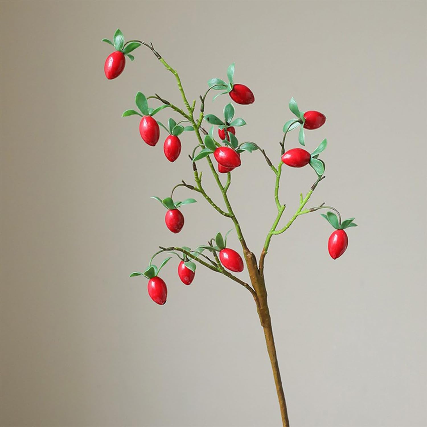 2 Pcs Artificial Fruit Branches for Home Decor