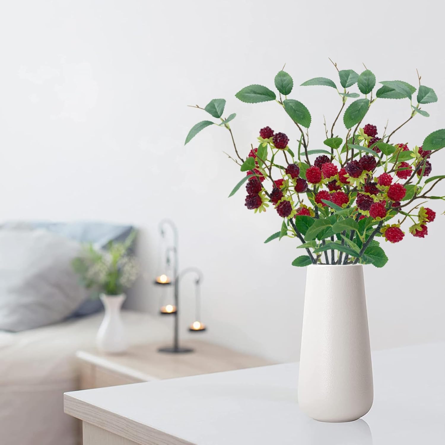 3pcs Faux Blackberry Berries Artificial Raspberry Home Decorations