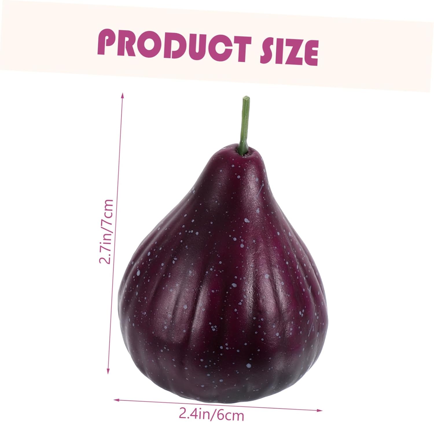 Zerodeko 9pcs Realistic Artificial Fig Ornaments