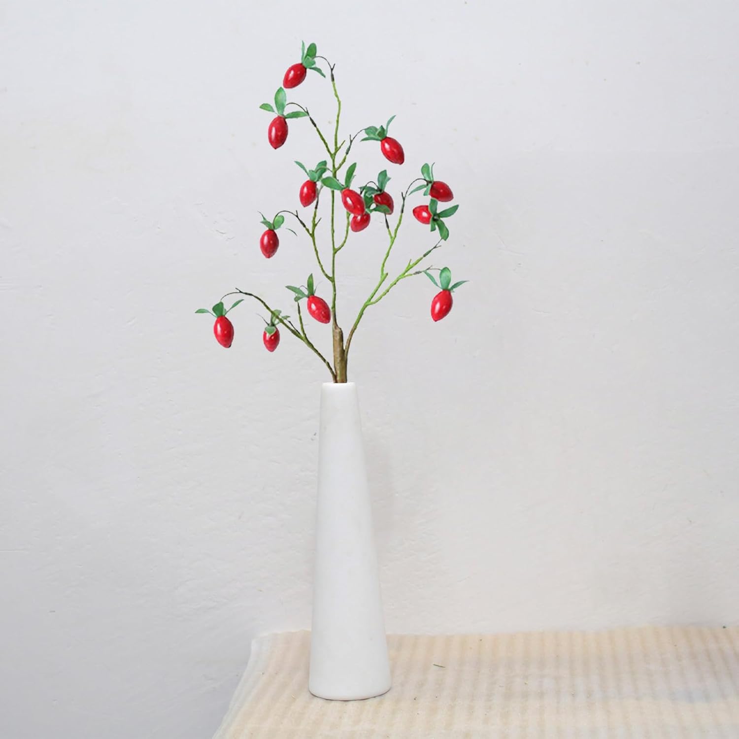 2 Pcs Artificial Fruit Branches for Home Decor