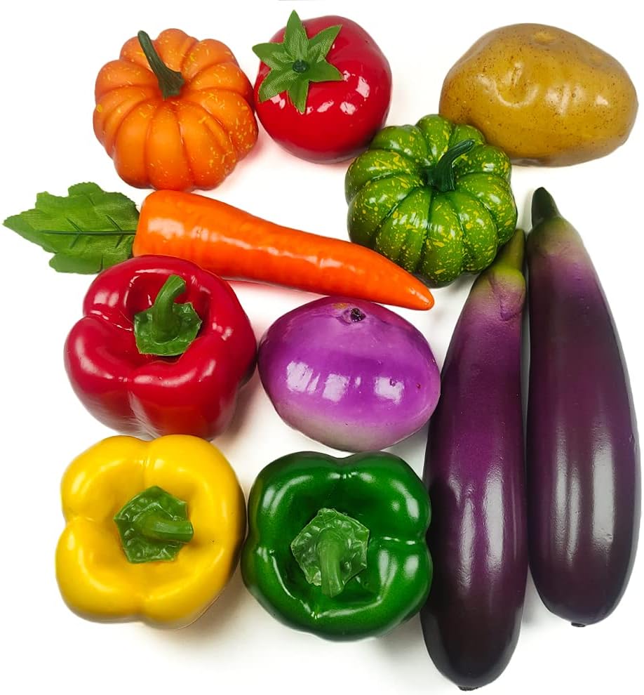 Laiiqi 11 Pcs Artificial Vegetables Set