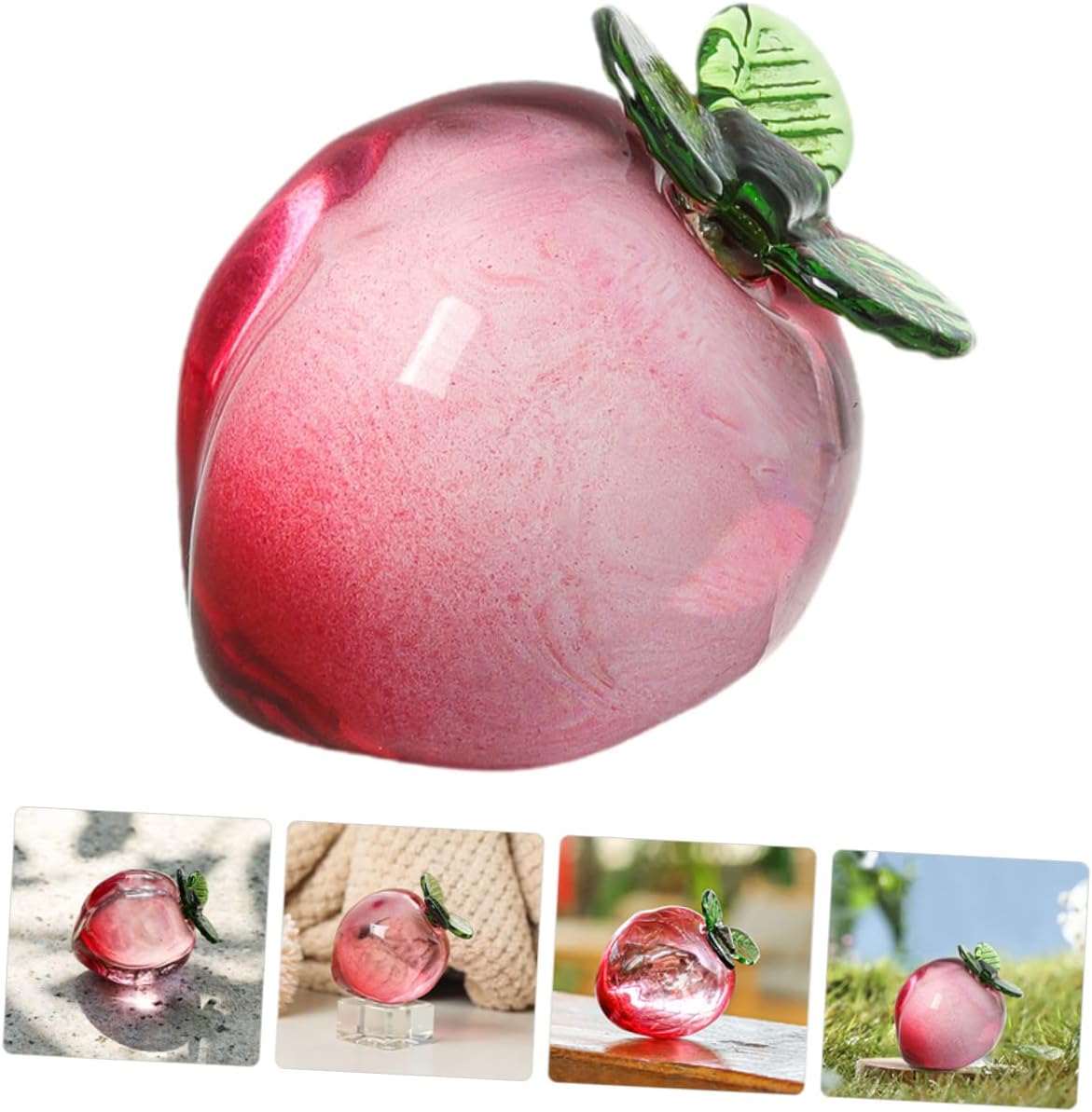 Lifelike Peach Artificial Fruit for Home and Kitchen Decor