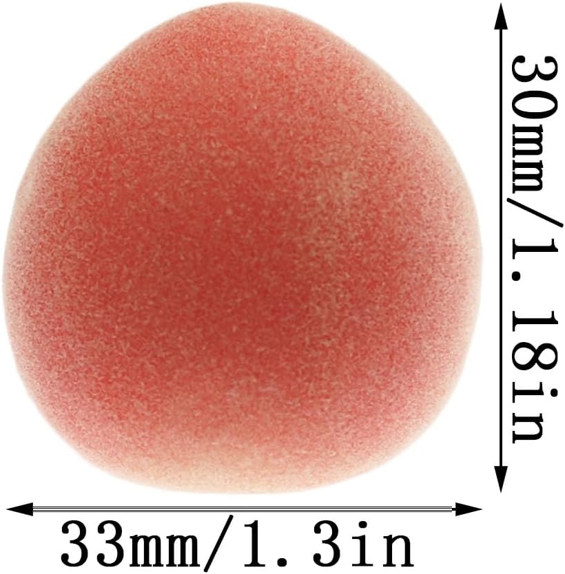 30PCS Simulated Mini Peaches 3cm Handmade DIY Decorations