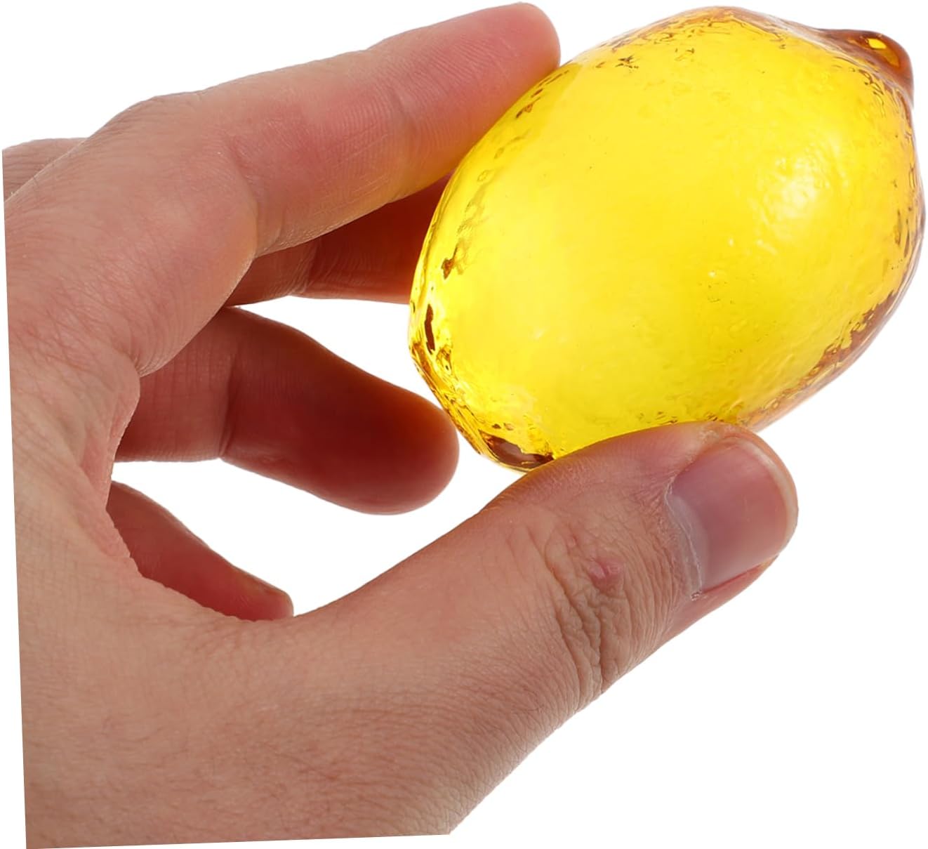 Yardwe Crystal Lemon Artificial Fruit Decoration