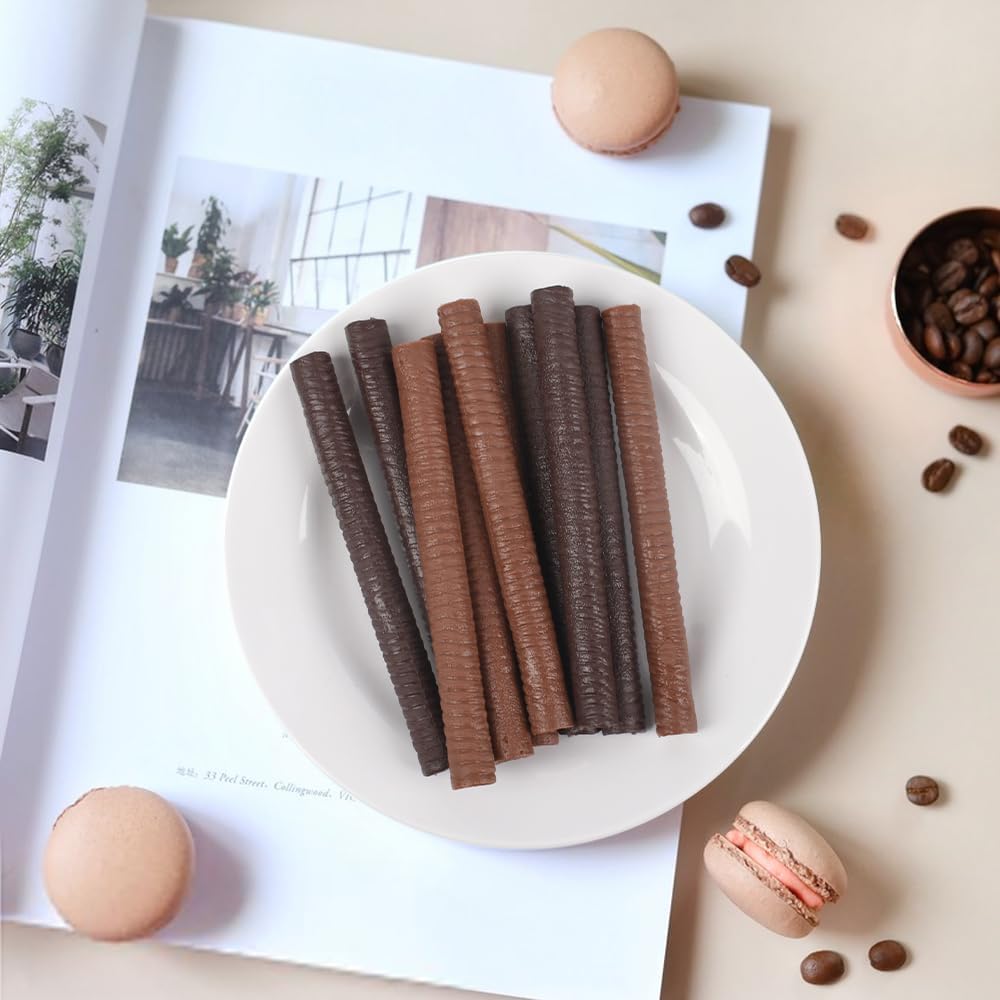 HUIANER Artificial Chocolate Bar 10pcs Fake Chocolate Cookies