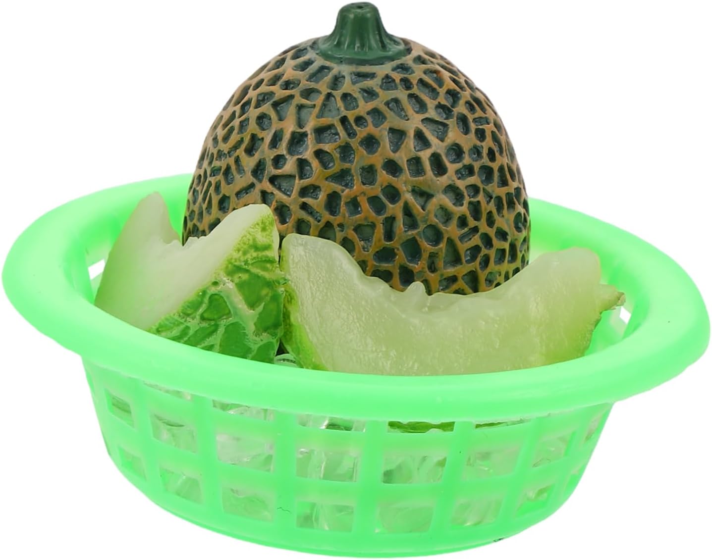 Hemoton Mini Iced Cantaloupe Decor Prop for Dollhouse Photography